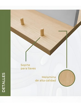 Porta llaves Xtellar de madera