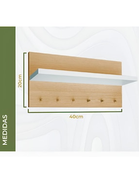 Porta llaves Xtellar de madera
