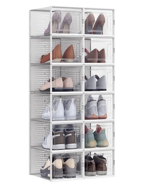 Zapatera armable Songmics Home Dennys para 12 pares de zapatos adulto