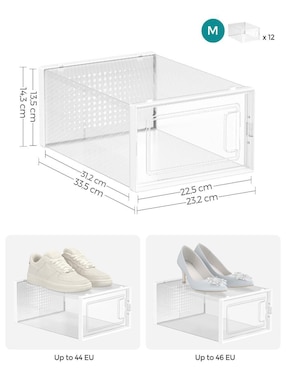 Zapatera armable Songmics Home Dennys para 12 pares de zapatos adulto