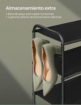 Zapatera armable mueble Songmics Home Davian para 12 pares de zapatos adulto