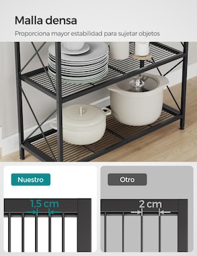 Estante de acero Songmics Home Darren mbsc183b01