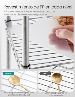 Estante de metal Songmics Home Dalten MLGR023s01