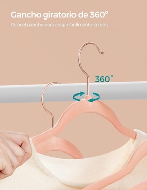 Set gancho Songmics Home Breanna de plástico 30 piezas