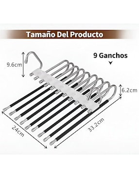 Set gancho Xtellar de acero inoxidable 2 piezas