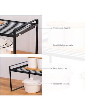 Organizador de utensilios cocina armable Bluelander