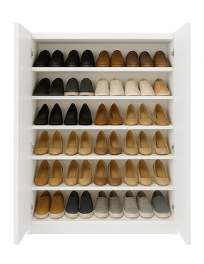 Zapatera armable mueble Hogare para 55 pares de zapatos adulto
