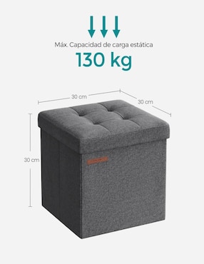 Taburete Mazie Songmics Home de MDF