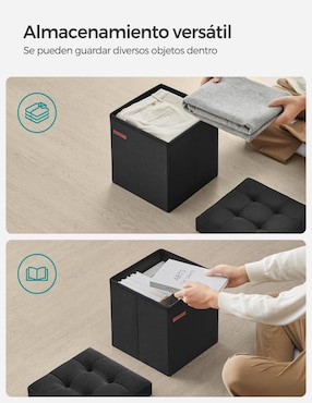 Taburete Mazie Songmics Home de MDF