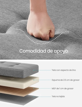 Taburete Melisa Songmics Home de mdf