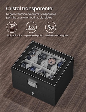 Caja reloj Songmics Home Bridie rectangular