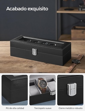 Caja reloj Songmics Home Bridie rectangular