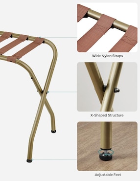 Porta maleta Songmics Home plegable