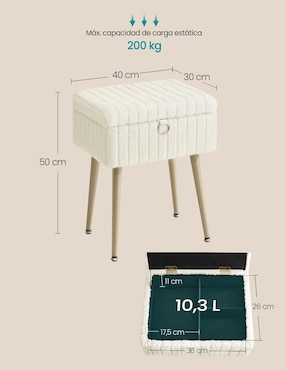 Taburete Island Songmics Home de MDF