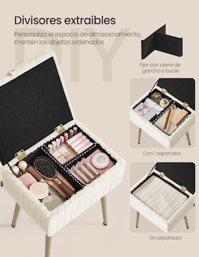 Taburete Island Songmics Home de MDF