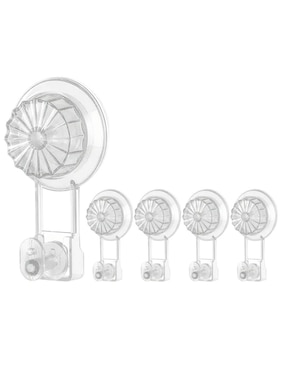 Perchero de pared Lab.G de ABS 5 ganchos
