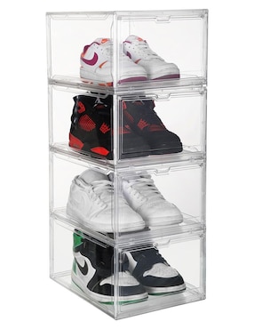 Zapatera armable caja almacenadora AG Box para 4 pares de zapatos adulto