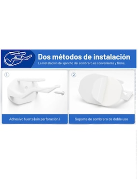Perchero de pared Lab.G de plástico 24 ganchos