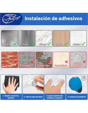 Perchero de pared Lab.G de plástico 24 ganchos
