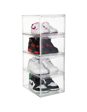 Zapatera armable caja almacenadora Ag Box para 8 pares de zapatos adulto