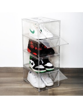 Zapatera armable caja almacenadora Ag Box para 8 pares de zapatos adulto
