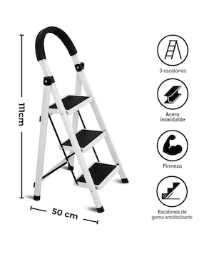 Escalera de tijera Donut de acero