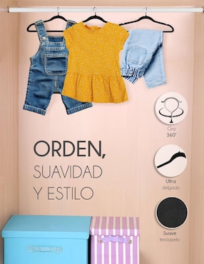 Gancho Red Velvet Infantil 50 piezas