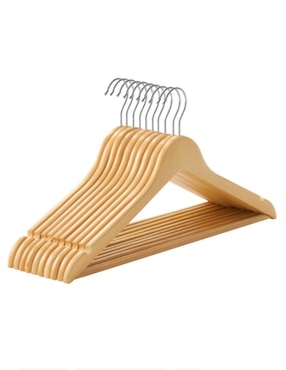 Set gancho Songmics Home Cason de madera 10 piezas