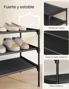Zapatera armable Songmics Home Rylan para 12 pares de zapatos adulto