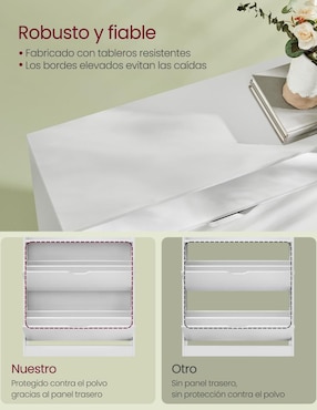 Zapatera armable mueble Songmics Home Custos para 4 pares de zapatos adulto