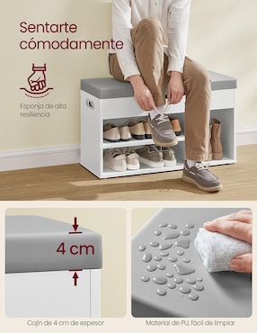 Zapatera armable Songmics Home para 6 pares de zapatos