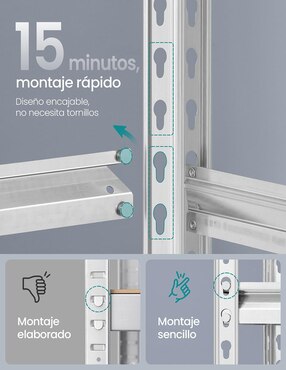 Estante de acero Songmics Home Cozory MGLR300E01