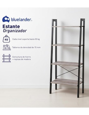 Organizador de libros armable Bluelander