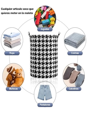 Set cesto multiusos Belug de lona