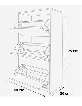 Zapatera armable Hogare para 24 pares de zapatos