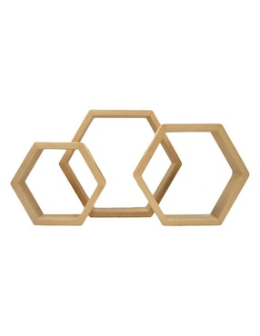 Set de repisas Namore de madera pino