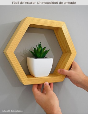 Set de repisas Namore de madera pino