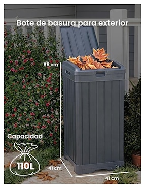 Bote de basura Level Home de plástico