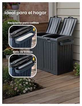 Bote de basura Level Home de plástico