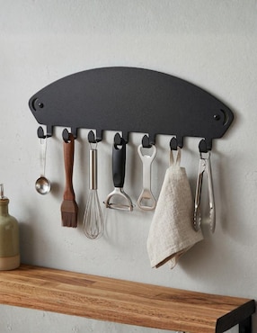 Perchero de pared Ideen de metal 7 ganchos