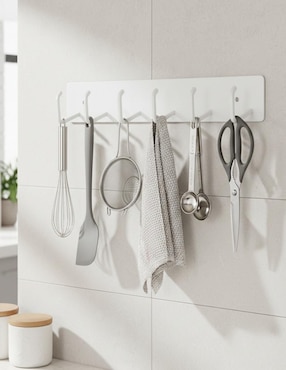 Perchero de pared Ideen de metal 6 ganchos