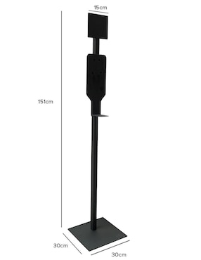 Pedestal dispensador de gel Bakan ajustable