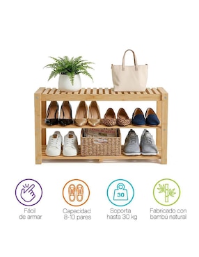 Zapatera armable Redlemon multiusos para 10 pares de zapatos