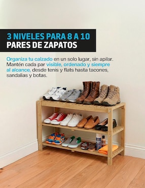 Zapatera armable Redlemon multiusos para 10 pares de zapatos
