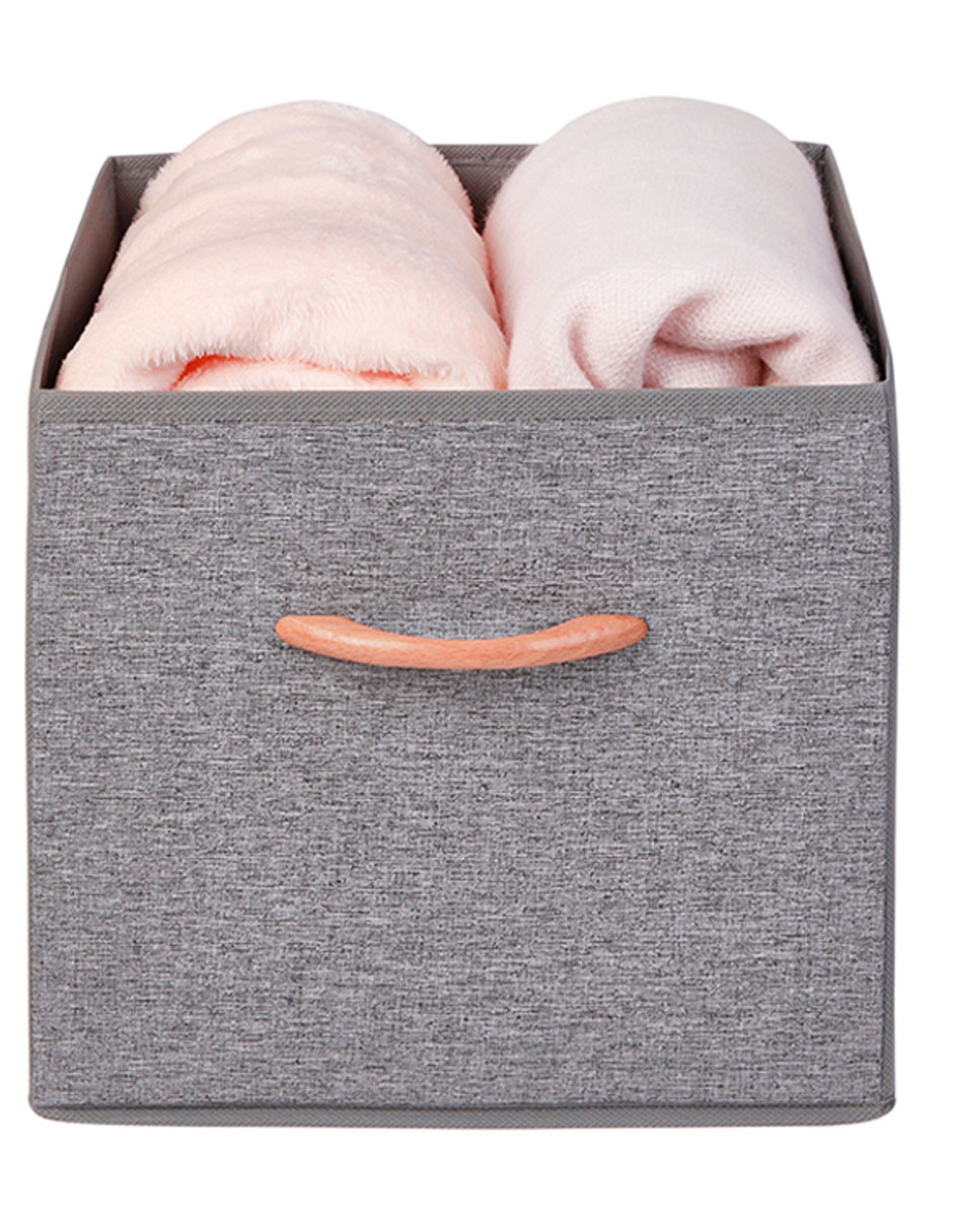 Caja decorativa Lino cuadrada 6