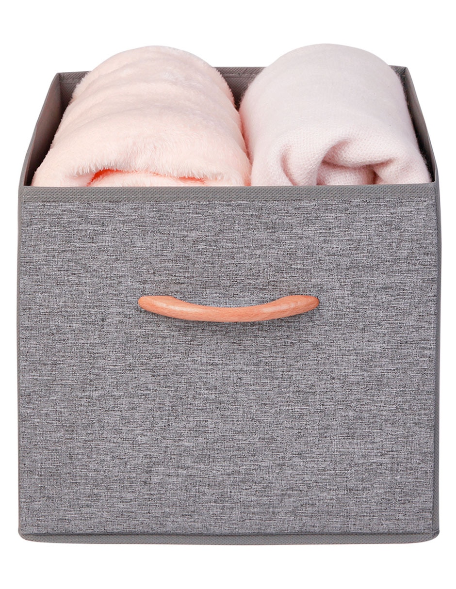 Caja decorativa Lino cuadrada 8