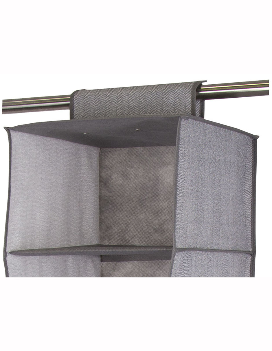 ORGANIZADOR COLGANTE RAYAS TE, G, GRIS
