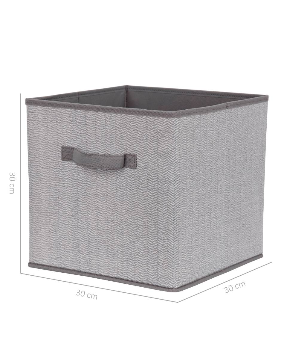 CAJA ORGANIZADORA RAYAS, GRIS
