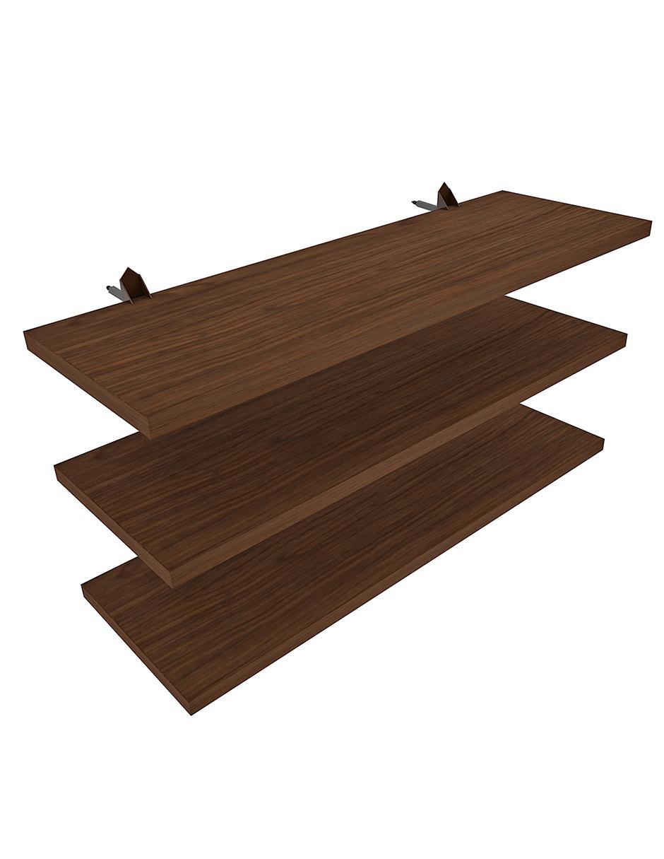 Tablero de revestimiento de pared de madera maciza de 93 pulgadas x 6  pulgadas x 0.8 pulgadas (juego de 3 piezas) - 3 piezas+1 pieza EndTrim