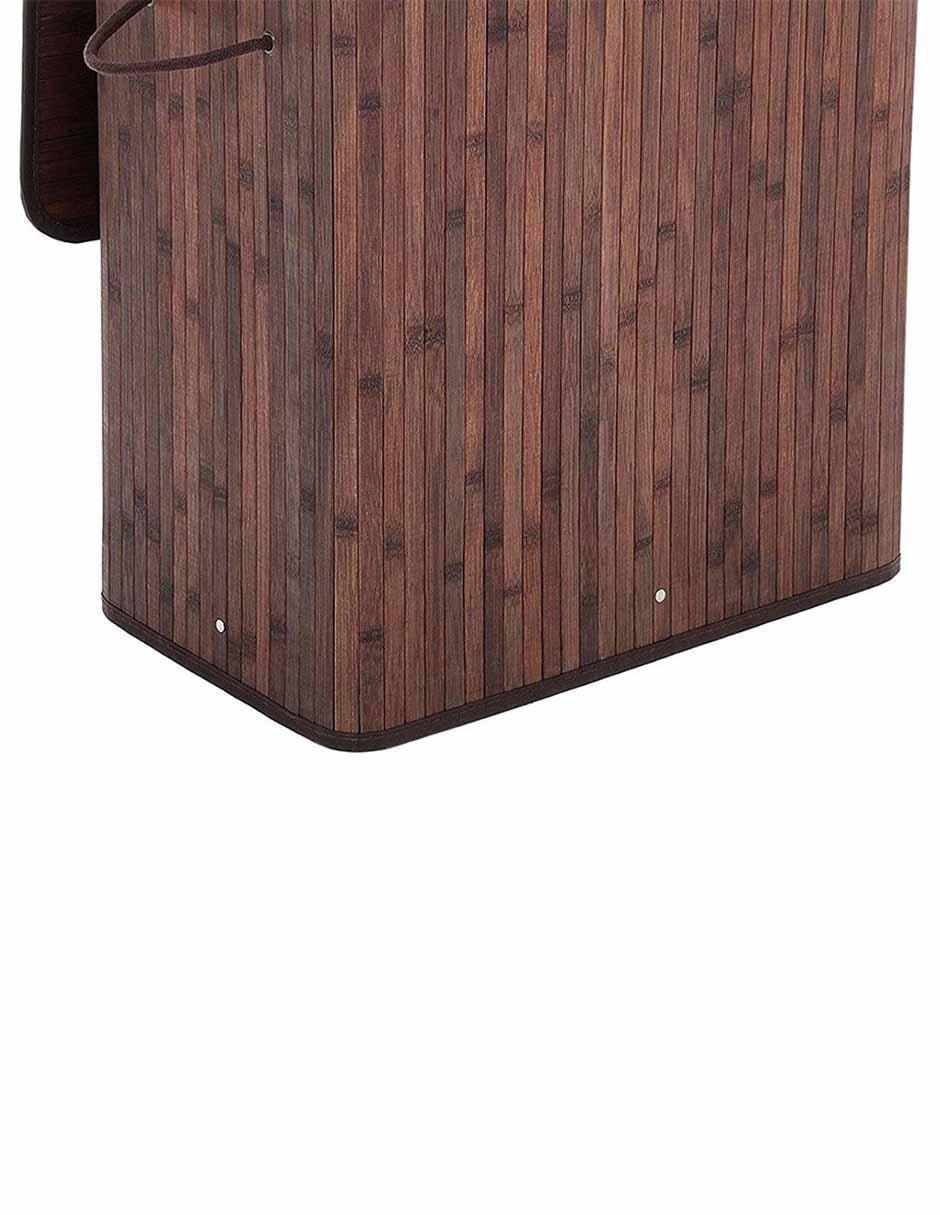 Cesto para ropa y lavandería de bambú 3